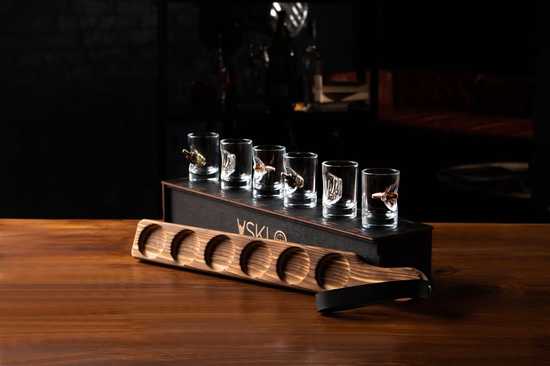 Mix de 6 vasos incrustados