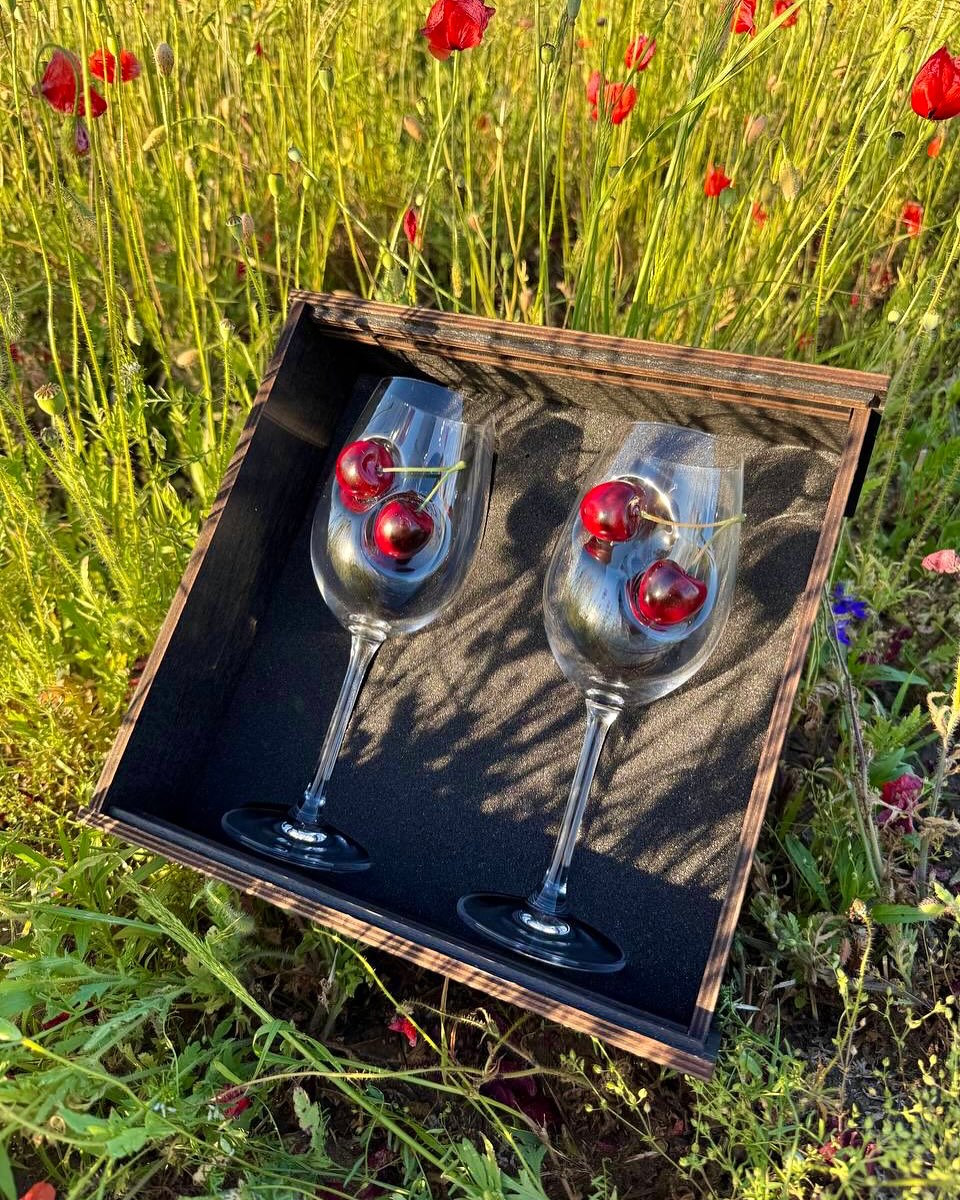 COPAS CEREZA + VINO CATENA ZAPATA