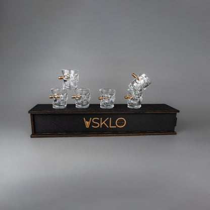 SET VASOS BULLET VERSION CALAVERA